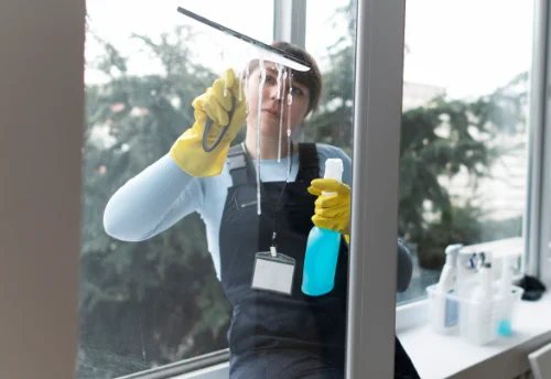 Nettoyage de vitres intérieures et extérieures à Châteauneuf-la-Forêt